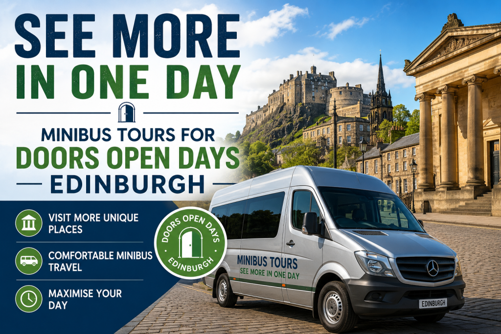 Minibus Tours for Doors Open Days Edinburgh